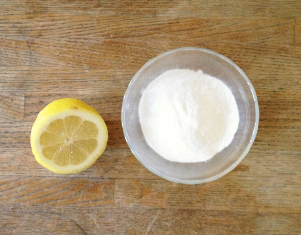 lemon and baking soda