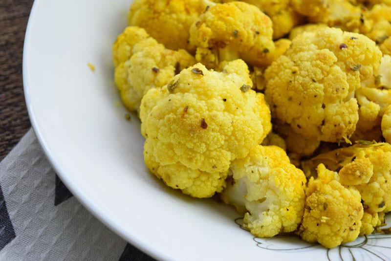 Roasted Cauliflower with Turmeric Best Herbal Health