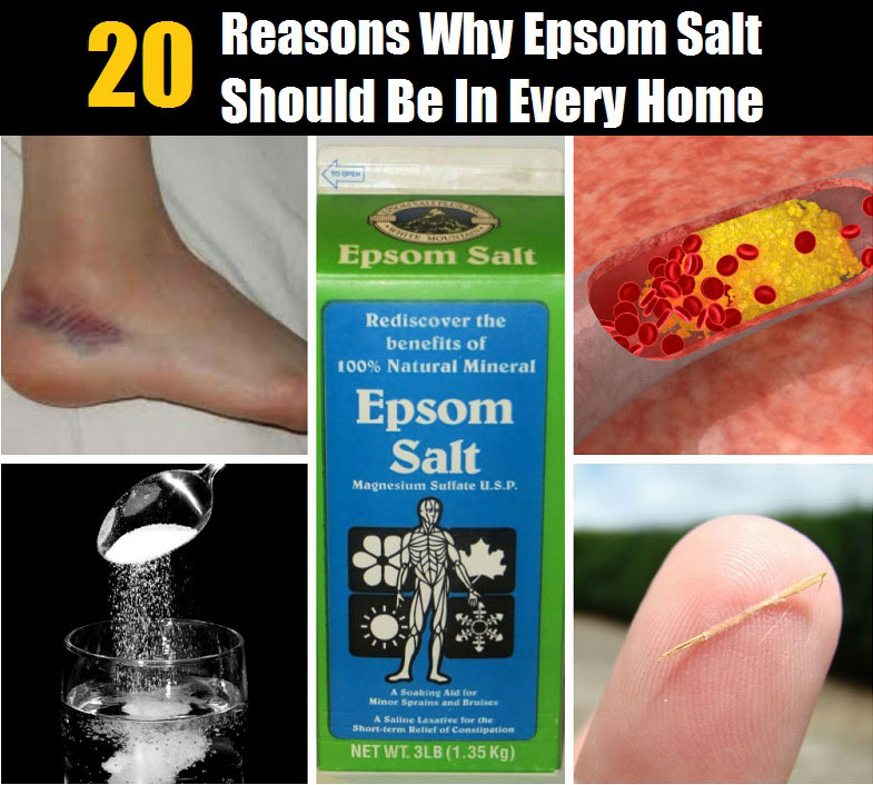 20 Health Benefits Of Epsom Salt Best Herbal Health